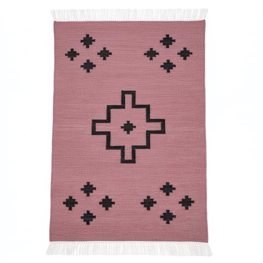 Handmade Multicolor Wool Dhurrie Vintage For Home